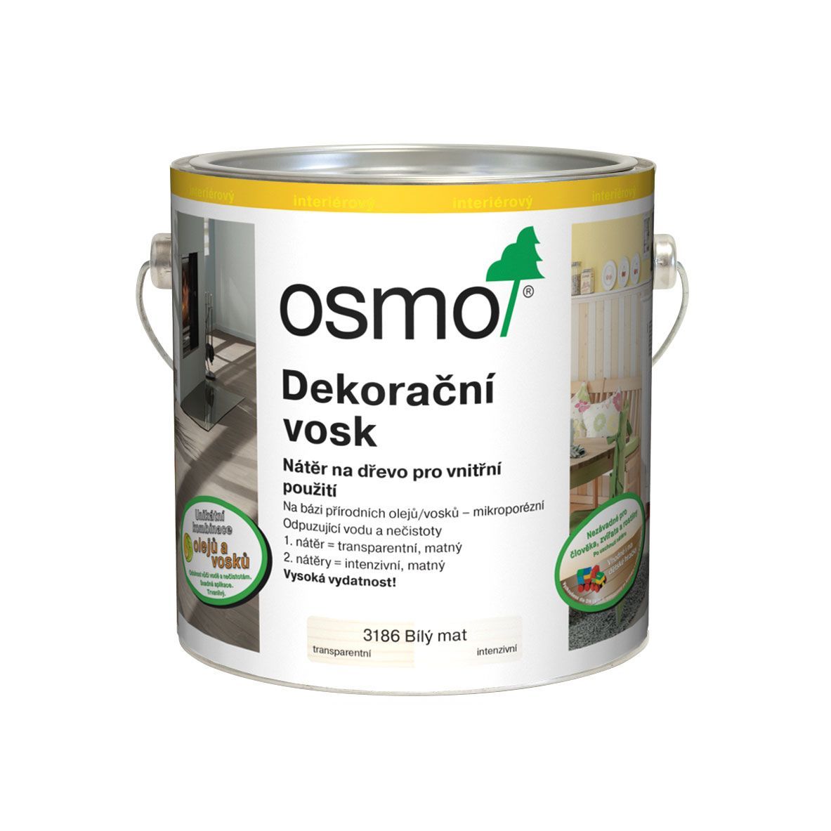 Osmo Dekoran vosk transparentn odstn 3102 Buk lehce paen 0,125l