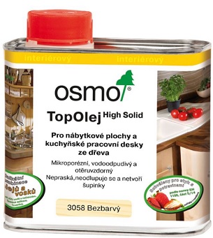 Osmo Top Olej 3058 Bezbarv matn 0,125l