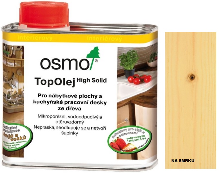 Osmo Top Olej 3028 Bezbarv hedvbn polomat 0,125l