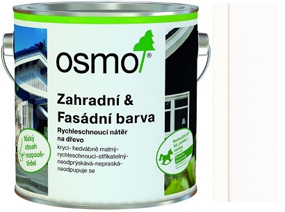 Osmo Zahradn a fasdn barva 7500 Dopravn bl (RAL 9016) 0,75l