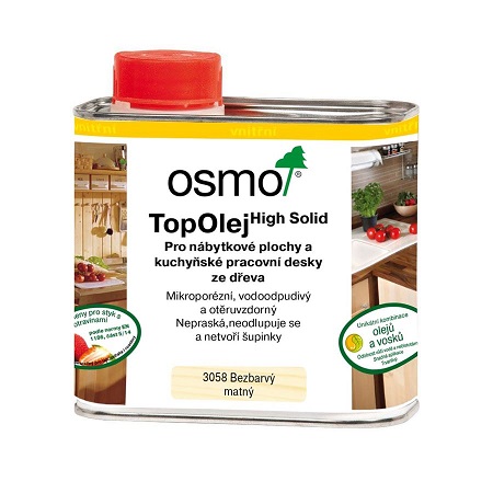 Osmo Top Olej 3058 Bezbarv matn 0,5l