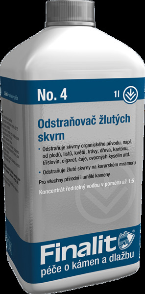 Finalit No.4 Odstraova lutch skvrn (kysel) 1l