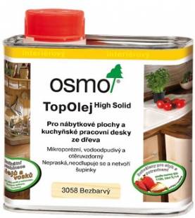 Osmo Top Olej 3058 Bezbarv matn 0,125l 277