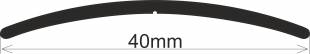 Bohemia profil pechodov lita samolepc 40mm pvc flie BL 90cm 310